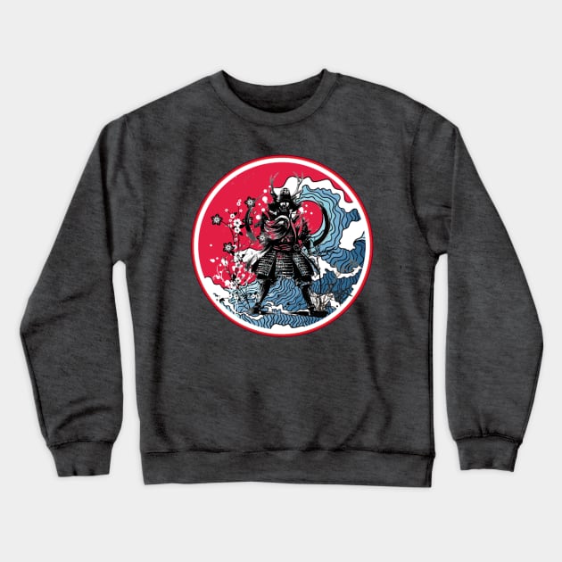 Shogun Great Wave Crewneck Sweatshirt by Mr Bushido